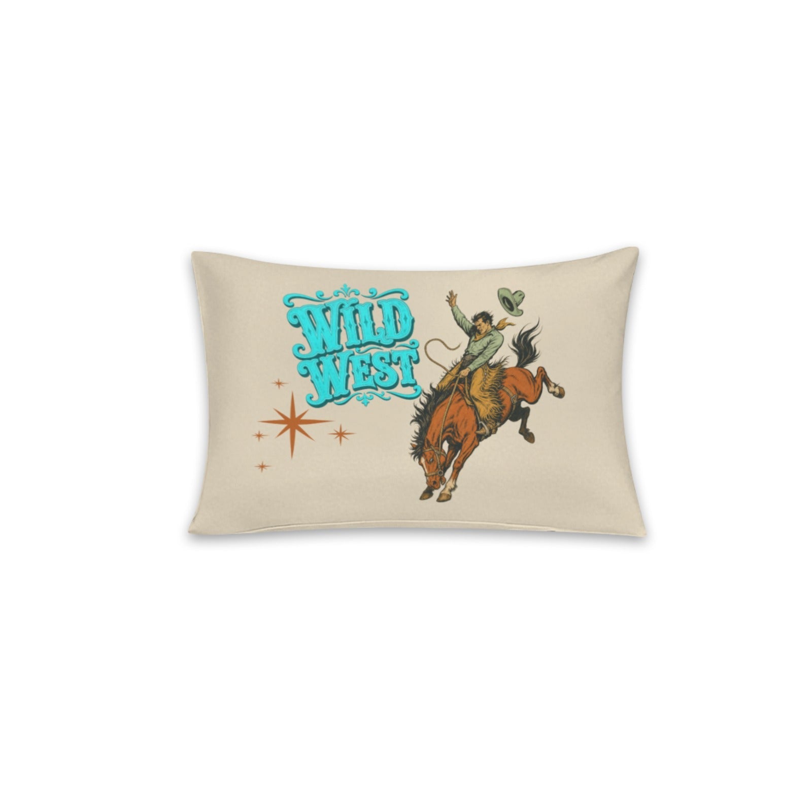 Baha Ranch The Last Roundup Bronc Rider Wild West Pillow Case Made in America by Baha Ranch Western Wear - product image 3