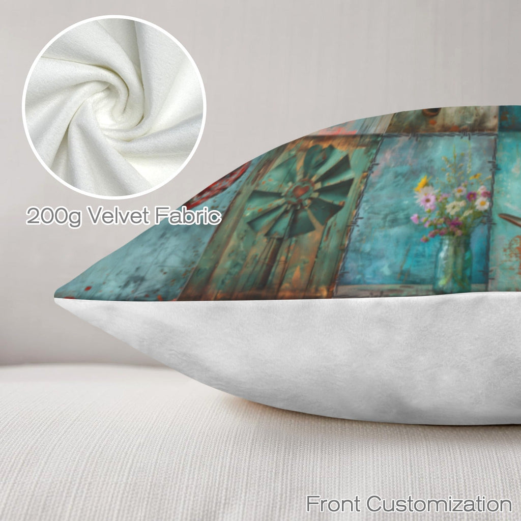 Baha Ranch turquoise Dreams Velvety Soft Pillow Case Made in America by Baha Ranch Western Wear - product image 3