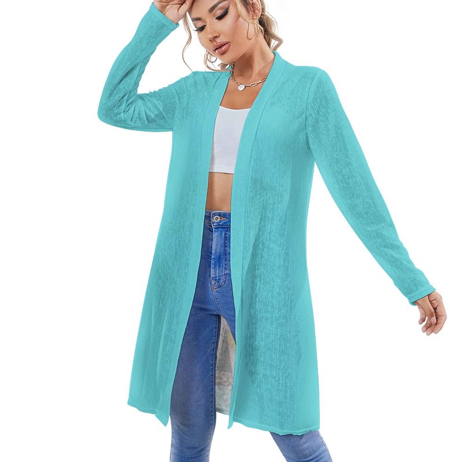 Baha Ranch Retro Pop Western Groovy Cowgirl Lightweight Cardigan by Baha Ranch Western Wear - product image 3