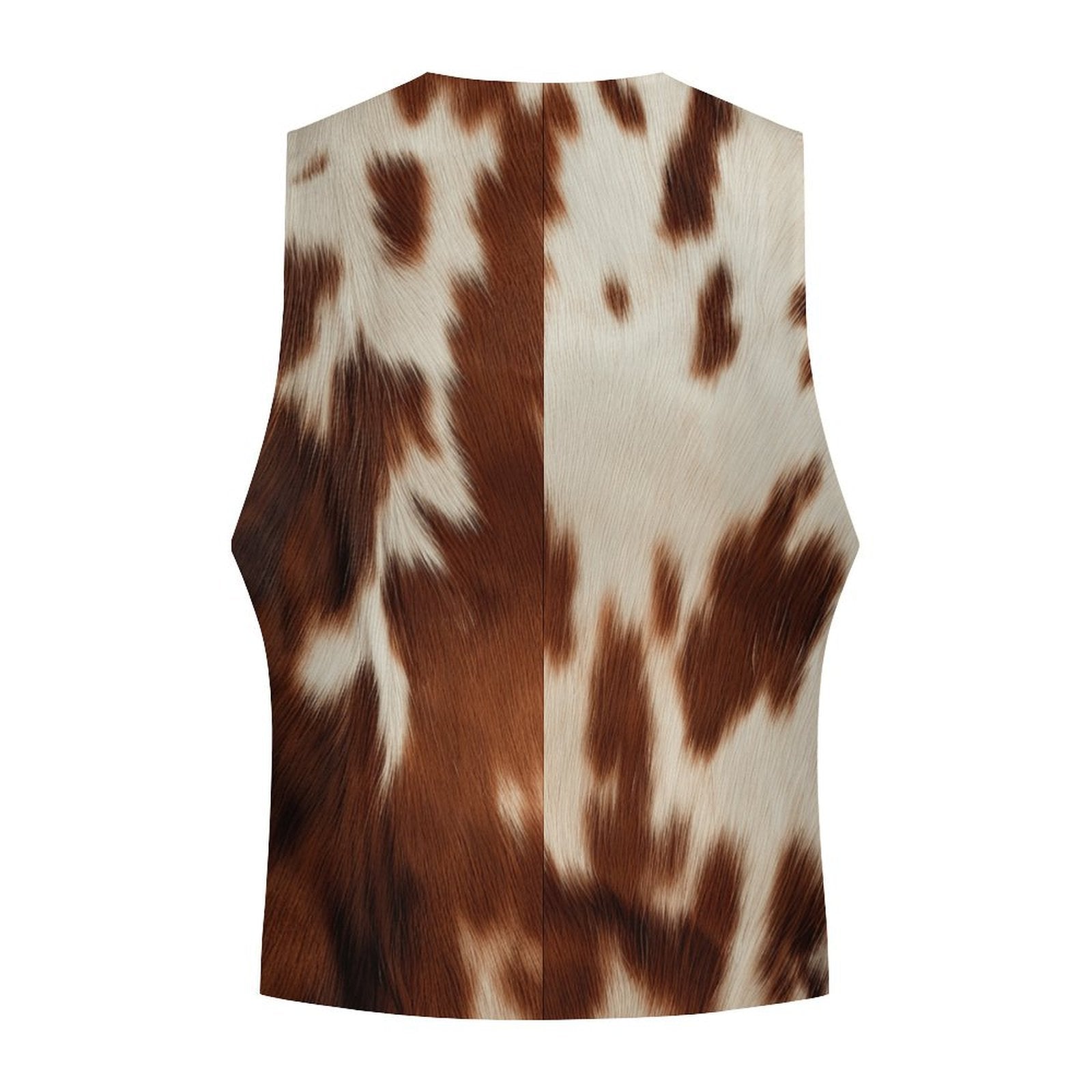 Baha Ranch Cowhide Print Men's Western Vest by Baha Ranch Western Wear - product image 3