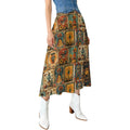 Baha Ranch Colores de Mexico Dia de los Muertos Midi Skirt by Baha Ranch Western Wear - product image 2
