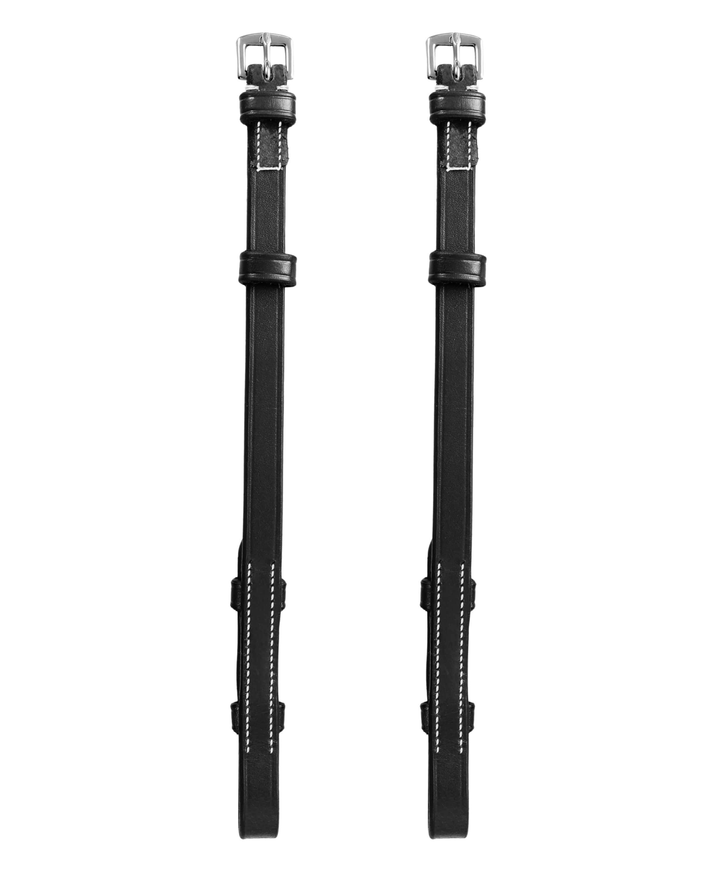 ExionPro Bridle Cheek Pieces With Hook Fastening - White Stitching by Bridles & Reins - alternate view 2