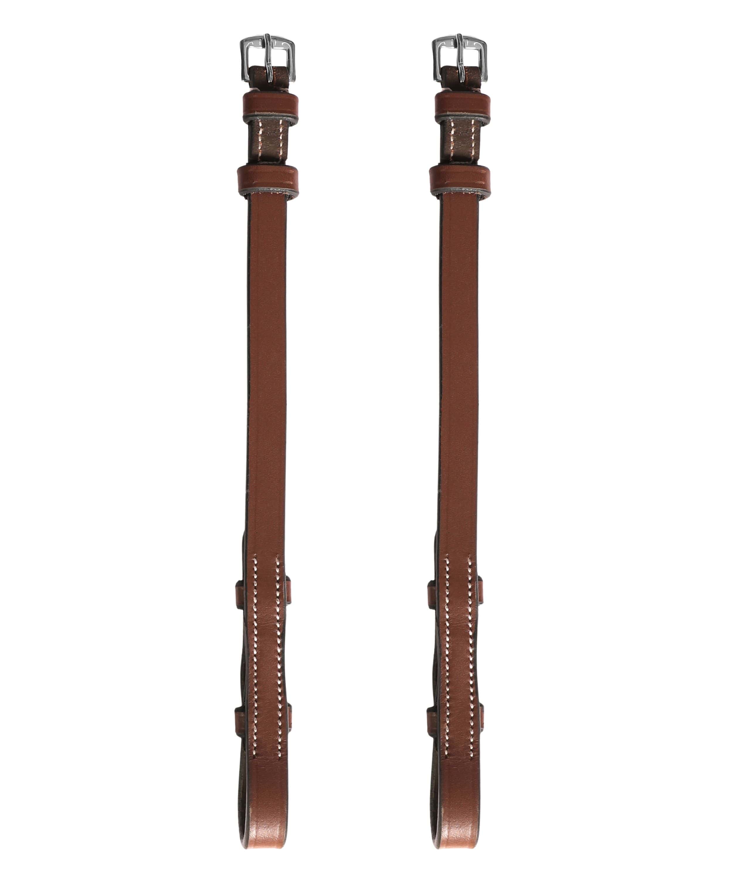 ExionPro Bridle Cheek Pieces With Hook Fastening - White Stitching by Bridles & Reins - alternate view 3