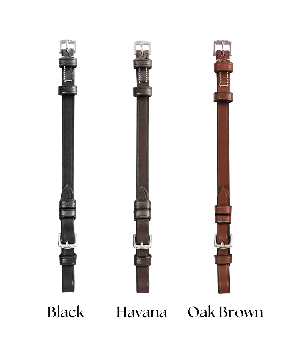 ExionPro Bridle Cheek Pieces With Buckle Fastening - White Stitching by Bridles & Reins - alternate view 9