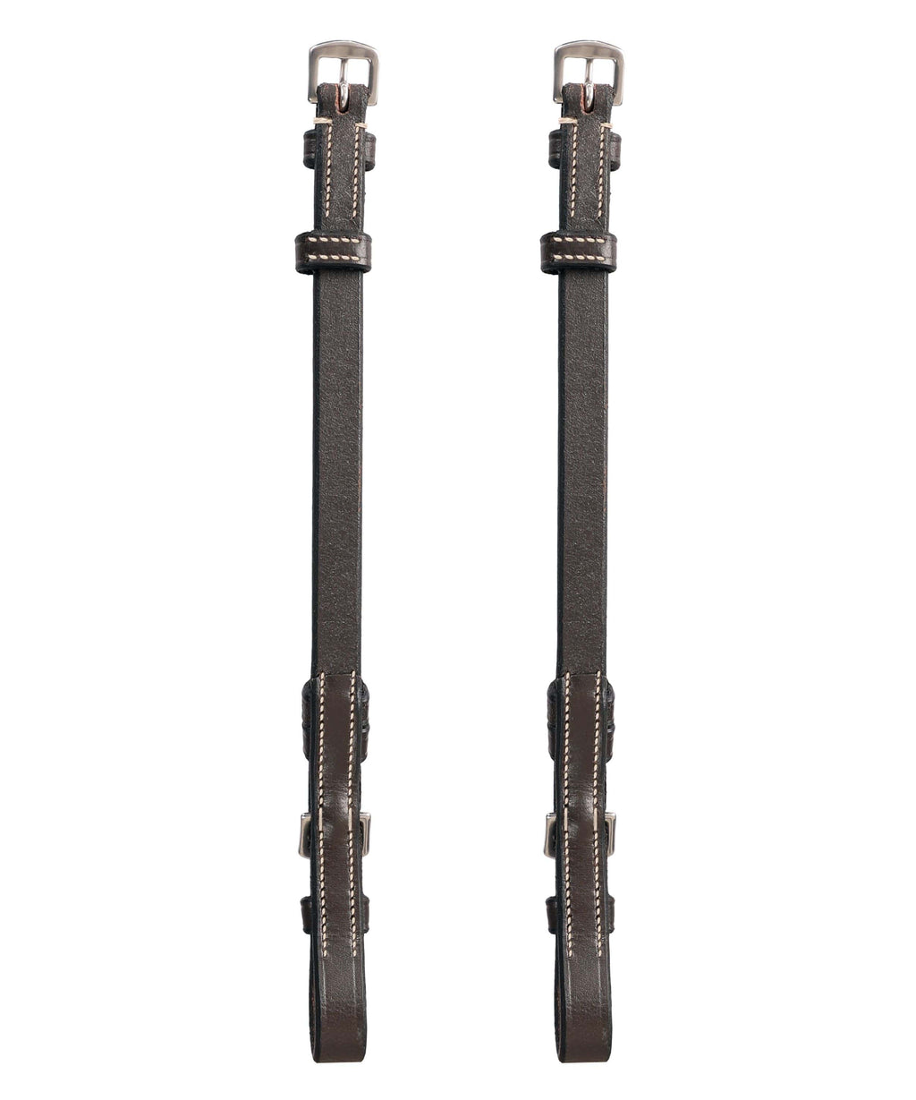 ExionPro Bridle Cheek Pieces With Buckle Fastening - White Stitching by Bridles & Reins - alternate view 6