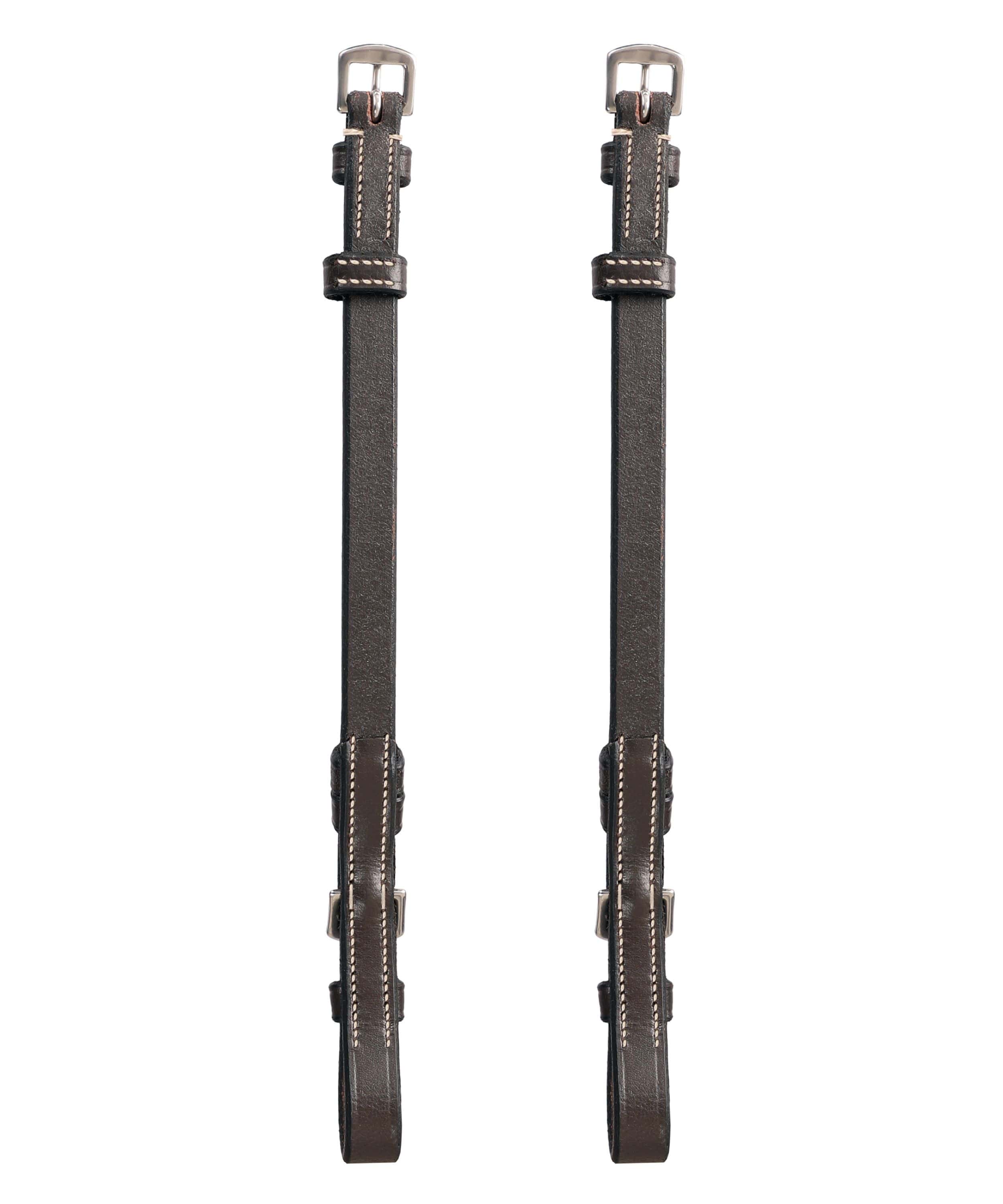 ExionPro Bridle Cheek Pieces With Buckle Fastening - White Stitching by Bridles & Reins - alternate view 6