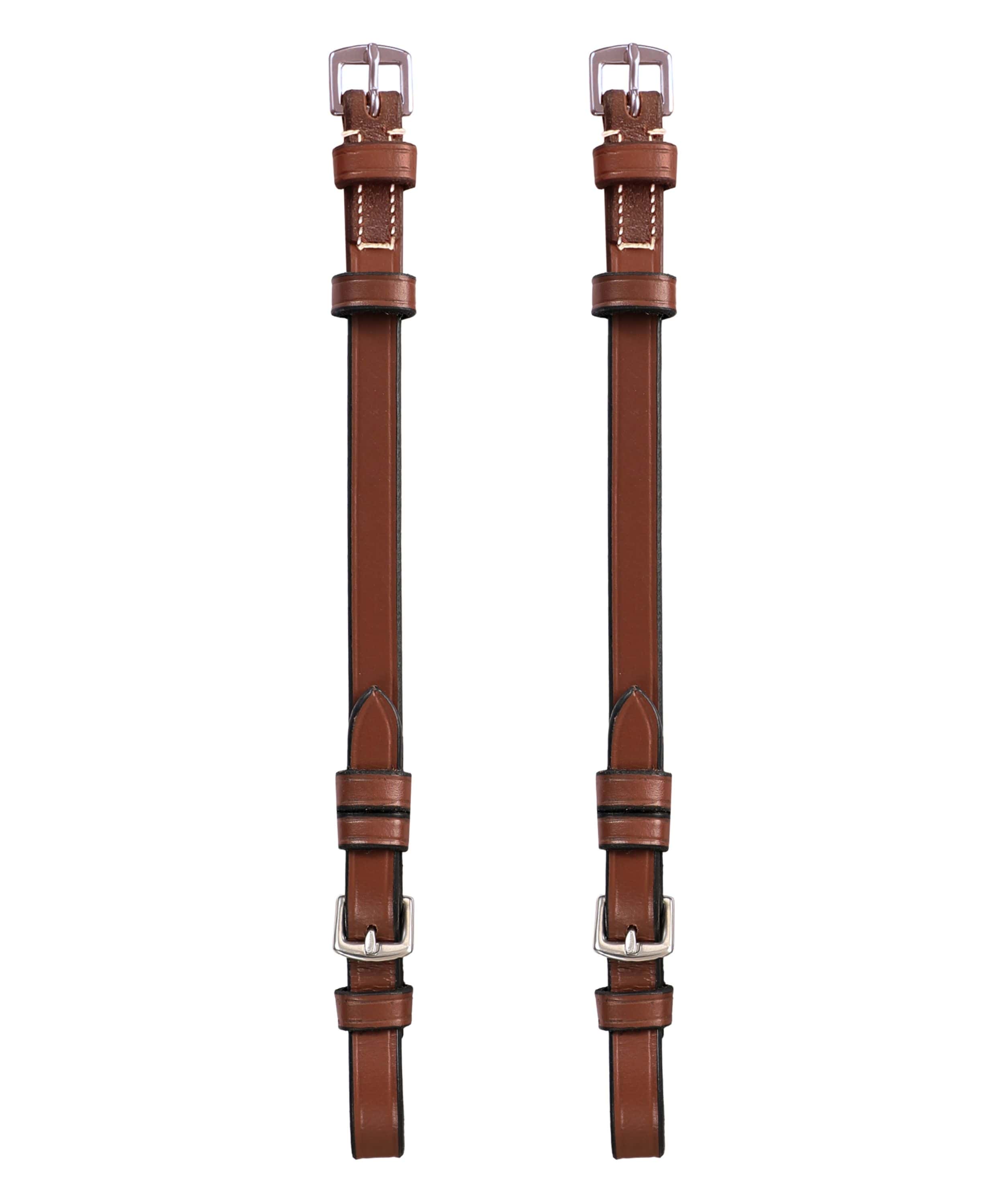 ExionPro Bridle Cheek Pieces With Buckle Fastening - White Stitching by Bridles & Reins - alternate view 3