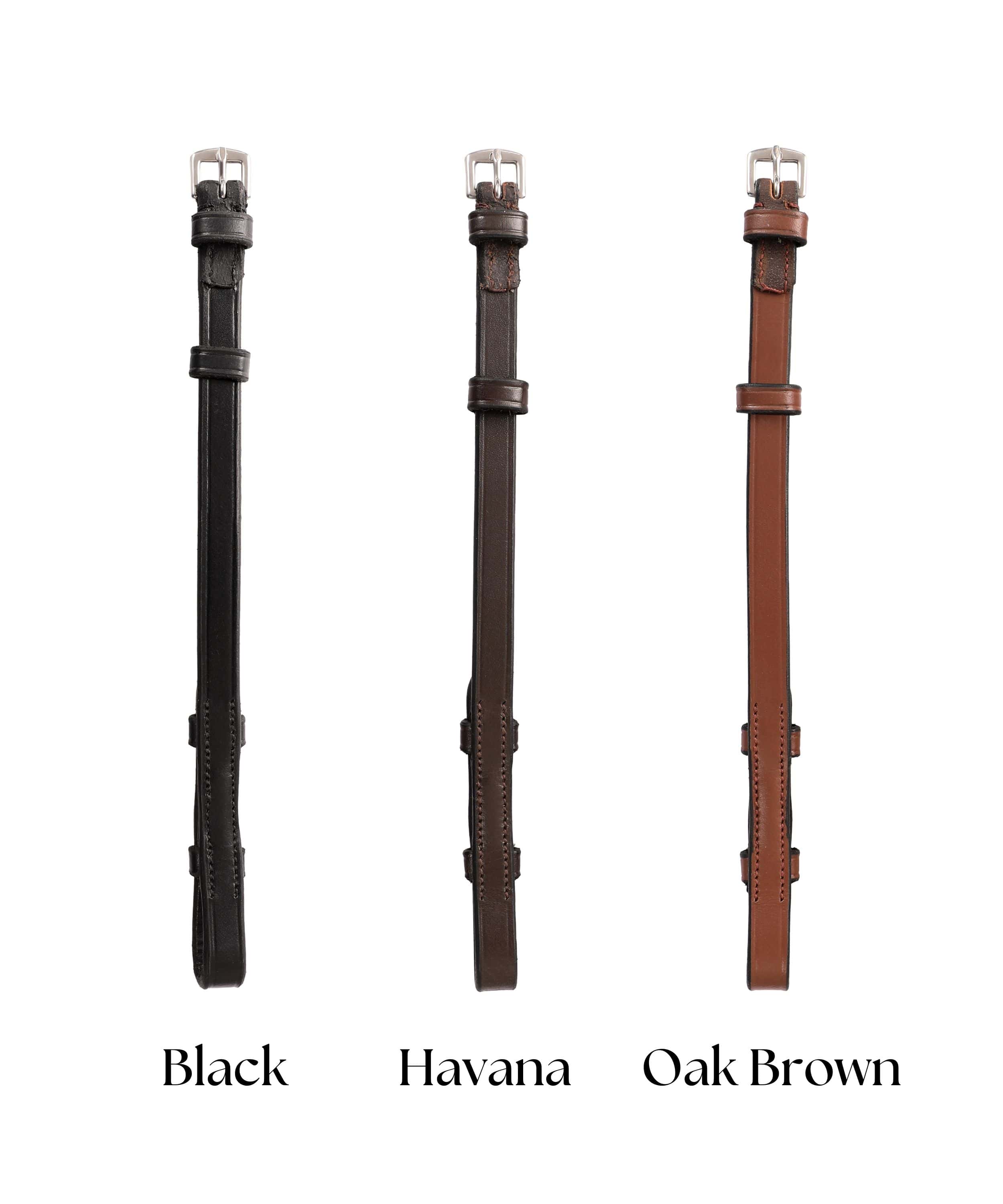 ExionPro Bridle Cheek Pieces With Hook Fastening - Matching Stitching by Bridles & Reins - alternate view 9
