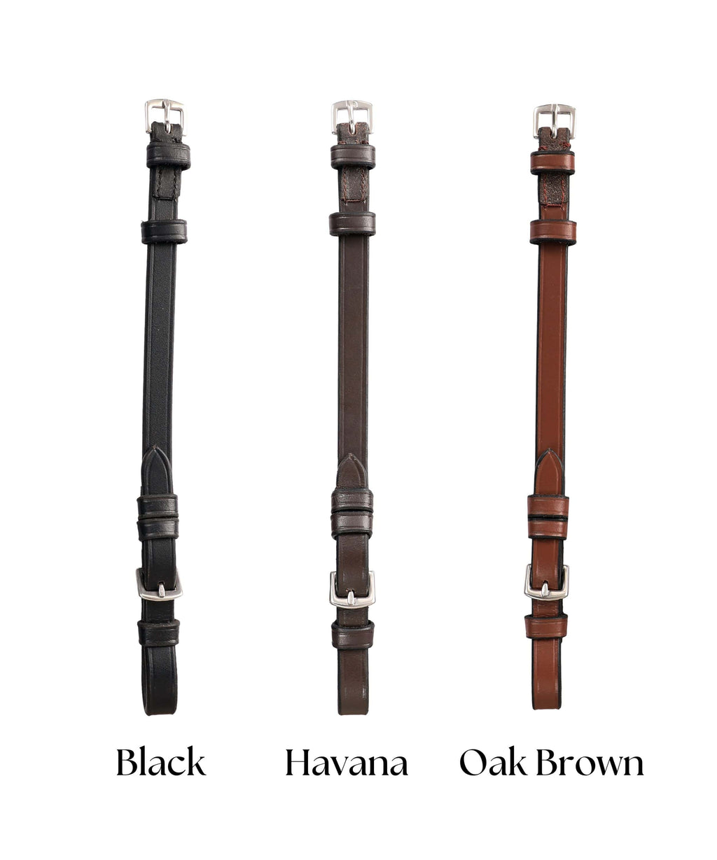 ExionPro Bridle Cheek Pieces With Buckle Fastening - Matching Stitching by Bridles & Reins - alternate view 9