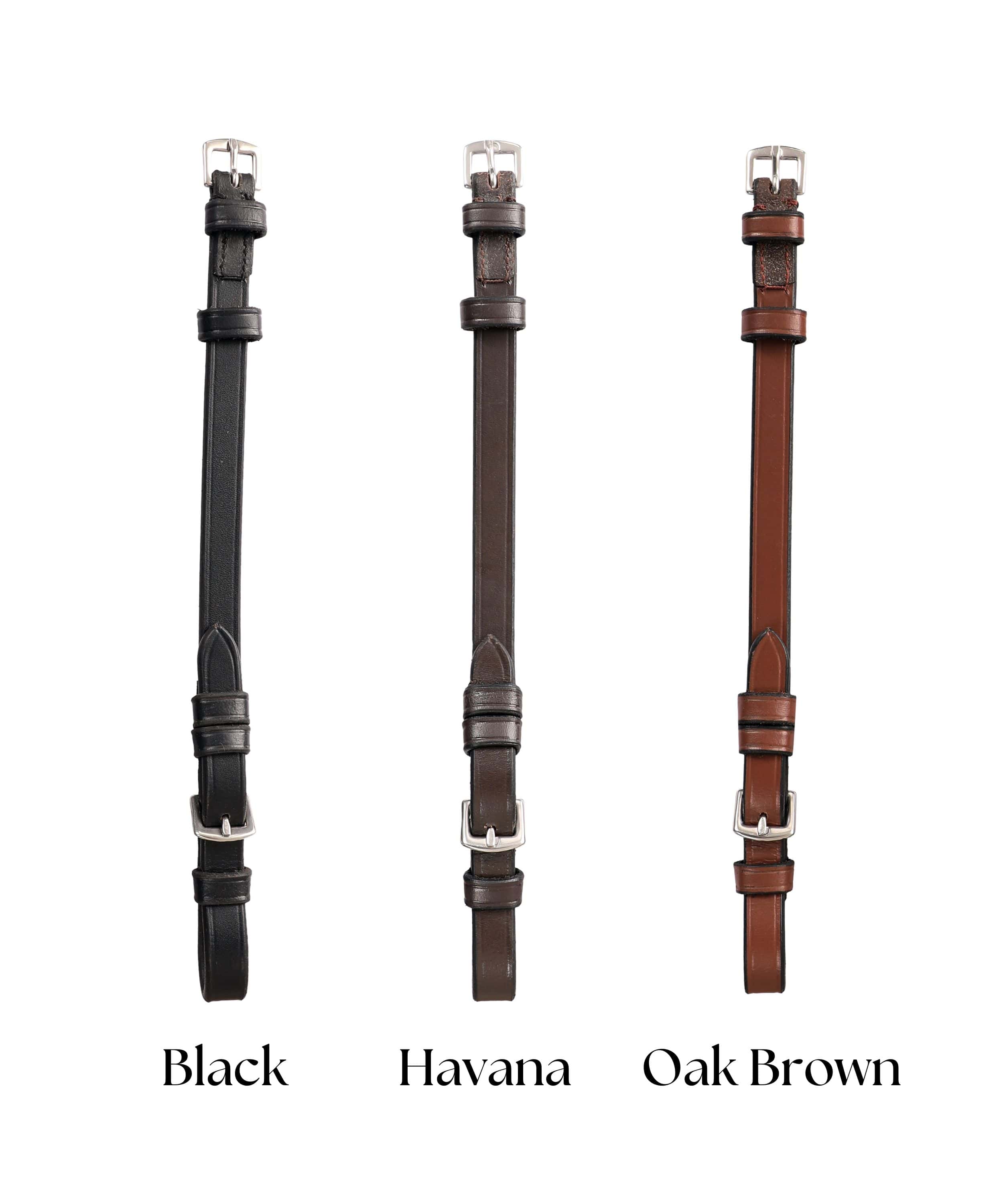 ExionPro Bridle Cheek Pieces With Buckle Fastening - Matching Stitching by Bridles & Reins - alternate view 9