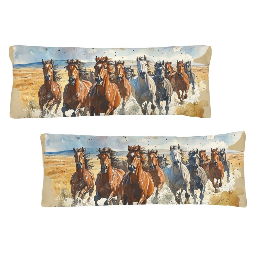 Baha Ranch Running Horses Western Body Pillow Cover Made in America by Baha Ranch Western Wear - product image 5