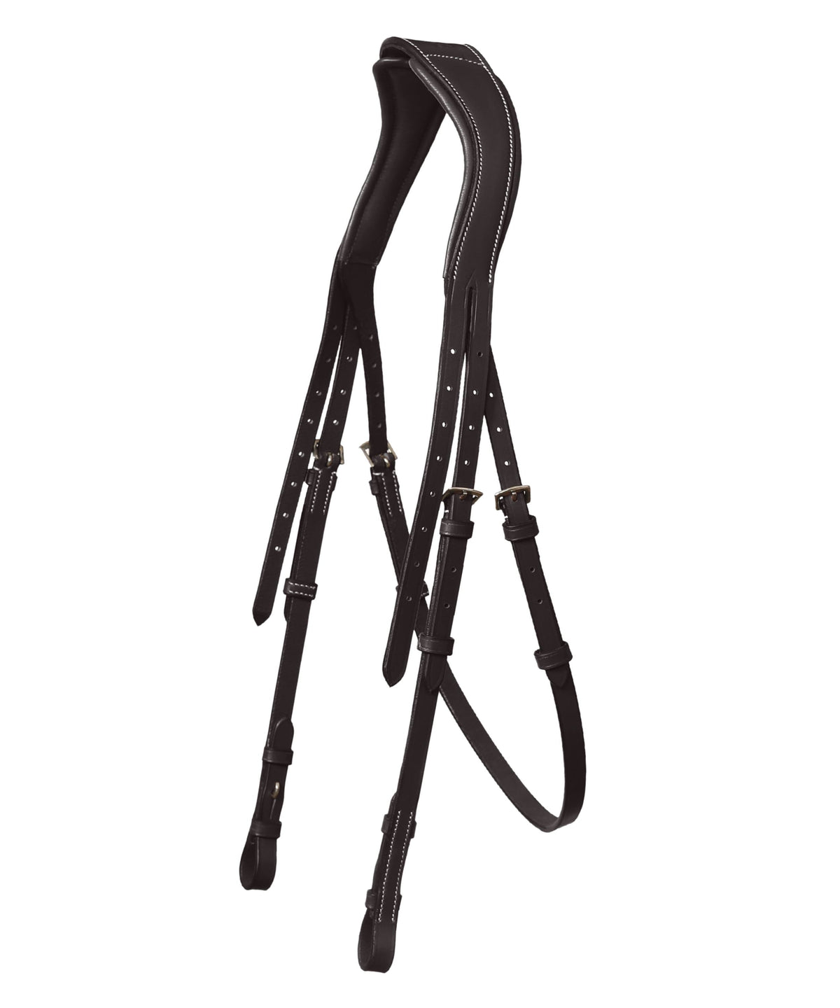 ExionPro Designer Fancy Stitched Bridle with Flash and Rubber Reins