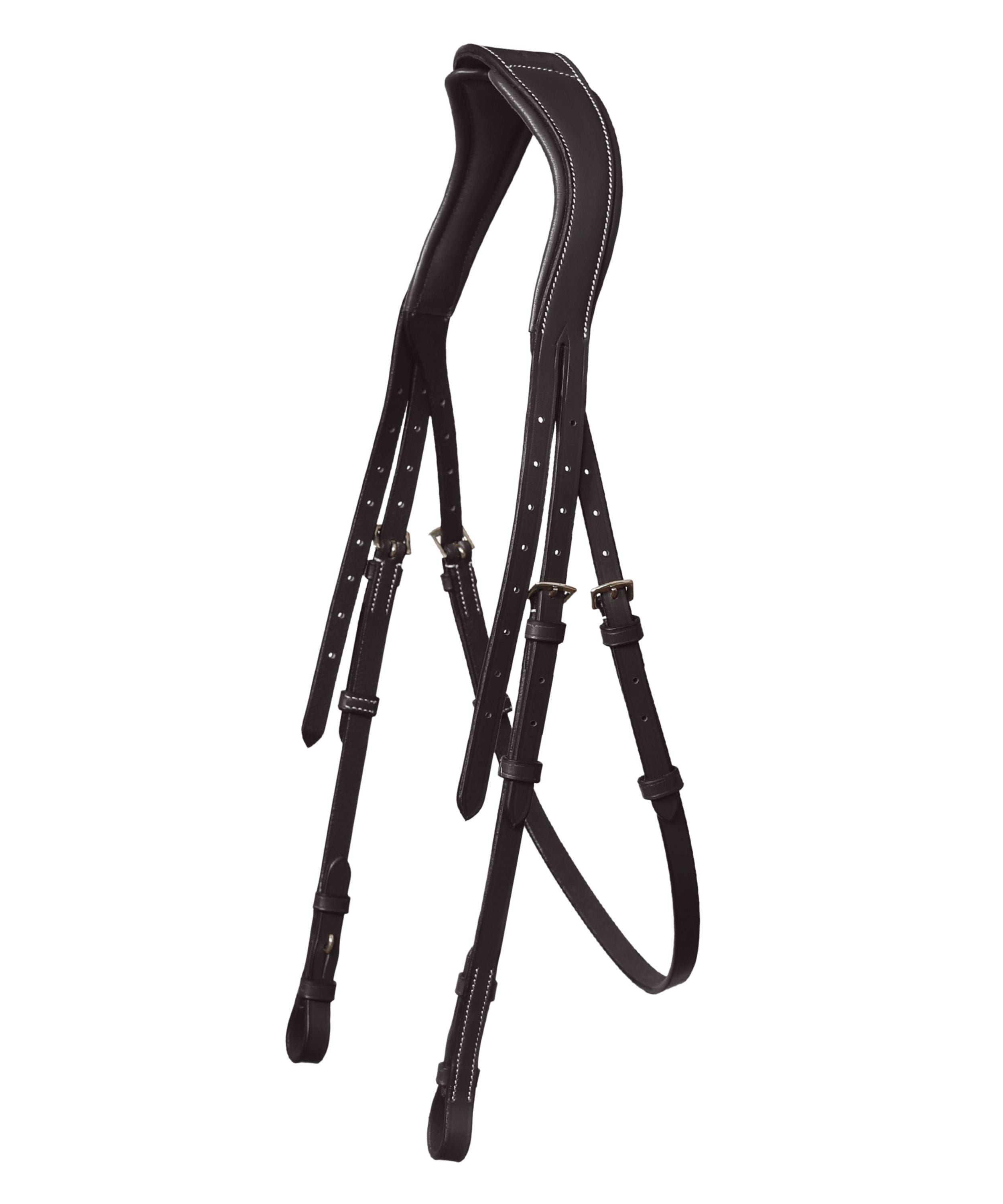 ExionPro 'Perseus' Anatomical Jumping Bridle without Flash with Reins by Bridles & Reins - alternate view 6