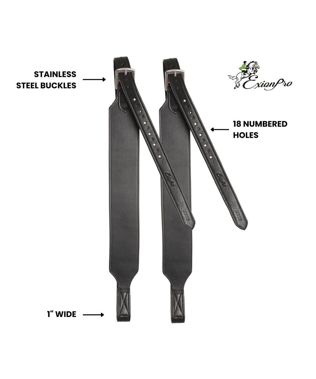 ExionPro Wide Stirrup Leathers by Bridles & Reins - alternate view 4