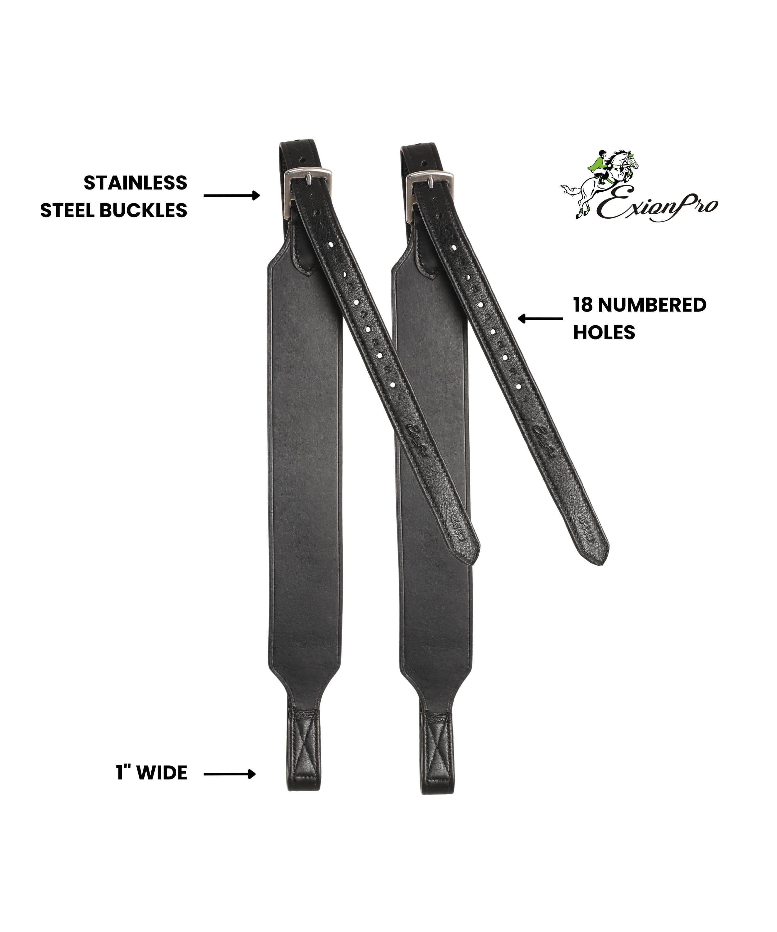 ExionPro Wide Stirrup Leathers by Bridles & Reins - alternate view 4