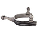 Western SS Rope Wide Rosebud Mens Spurs