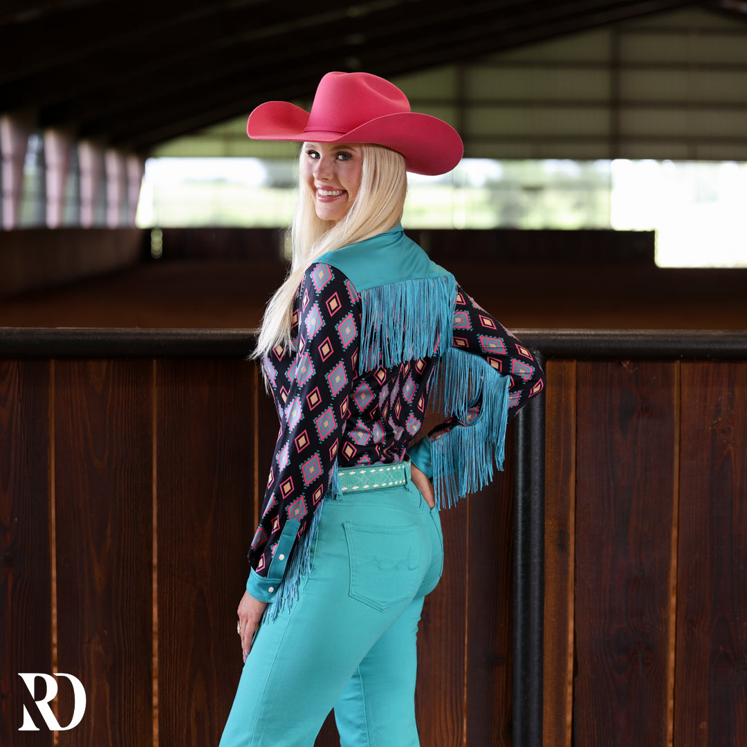 90s THROWBACK FRINGE RODEO PERFORMANCE RODEO SHIRT — view 5