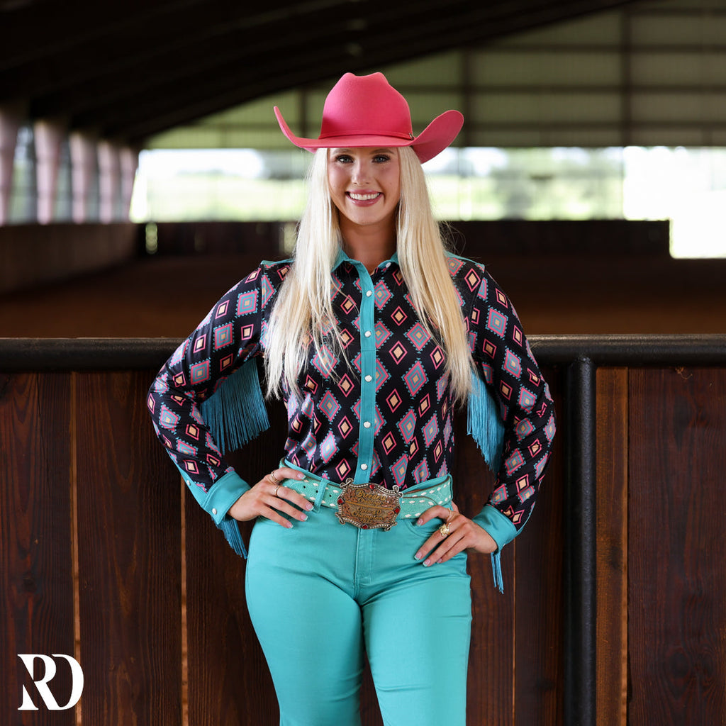 90s THROWBACK FRINGE RODEO PERFORMANCE RODEO SHIRT — view 4