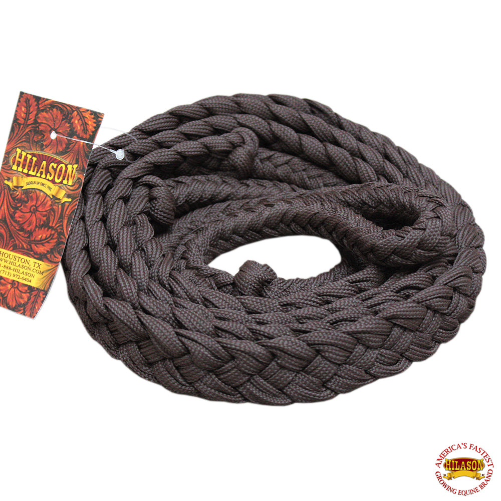 Premium Grade Braided Poly Barrel Racing Reins Horses 1 Inch 8 Feet