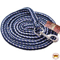 3/8" X 8' Weaver Leather Ends Poly Roper Rein W/ Snap Multi Color