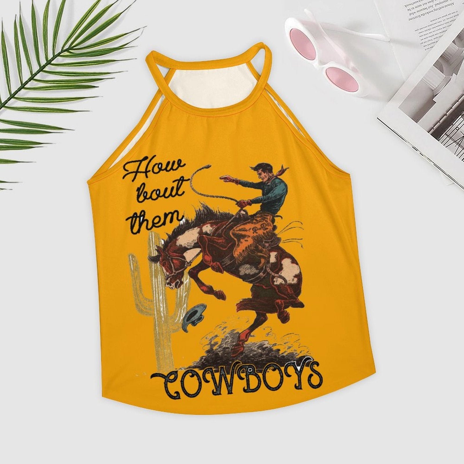 Baha Ranch How Bout Them Cowboys Vintage Western Tank Top by Baha Ranch Western Wear - product image 2