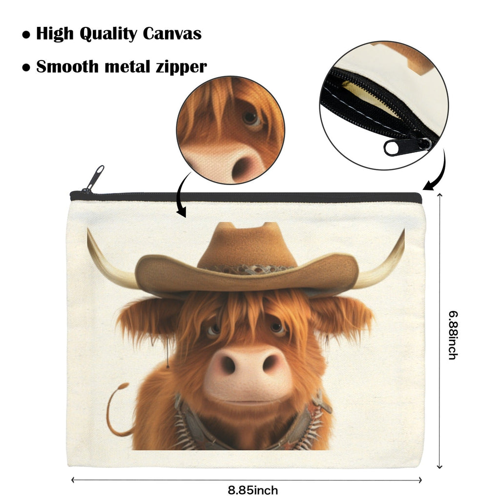 Baha Ranch Cowboy Highland Cosmetic Bag Pack of 5 Made in America by Baha Ranch Western Wear - product image 3