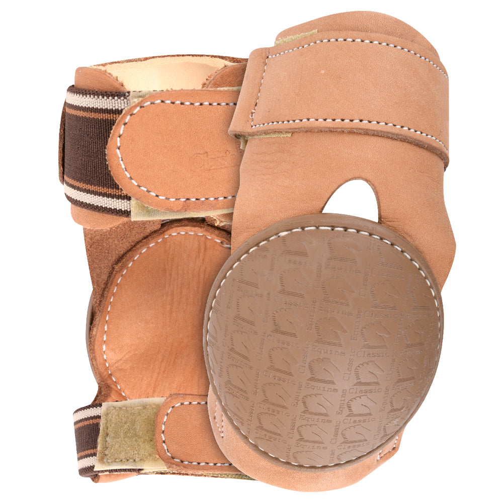 Classic Equine Pro Reiner Horse Riding Skid Leather Boots Double Closure