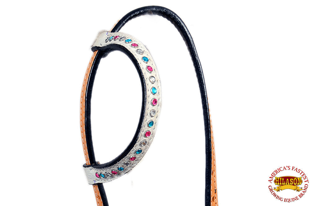HILASON Western Horse One Ear Headstall Tack Bridle American Leather | Headstall for Horses Western | Horse Headstall | Western Headstalls for Horses | Headstalls for Horses | Western Headstall