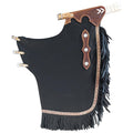 Hilason Adult Western Bull Riding Chinks, Black