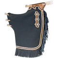 HILASON Bull Riding Chinks Adult Pro Rodeo Bronc Leather | Handmade Chaps Western for Adults Hand Tooled