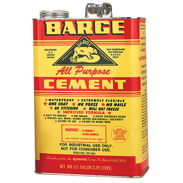 BARGE ALL PURPOSE LEATHERCRAFT CEMENT GALLON & WATERPROOF SOLUTION MADE IN USA