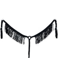 Horse Breast Collar Flat Braided Paracord With Fringes By Hilason