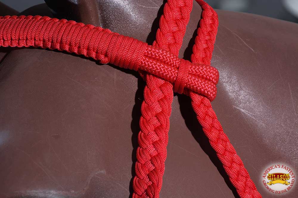 Horse Bridle Headstall Flat Braided Paracord By Hilason