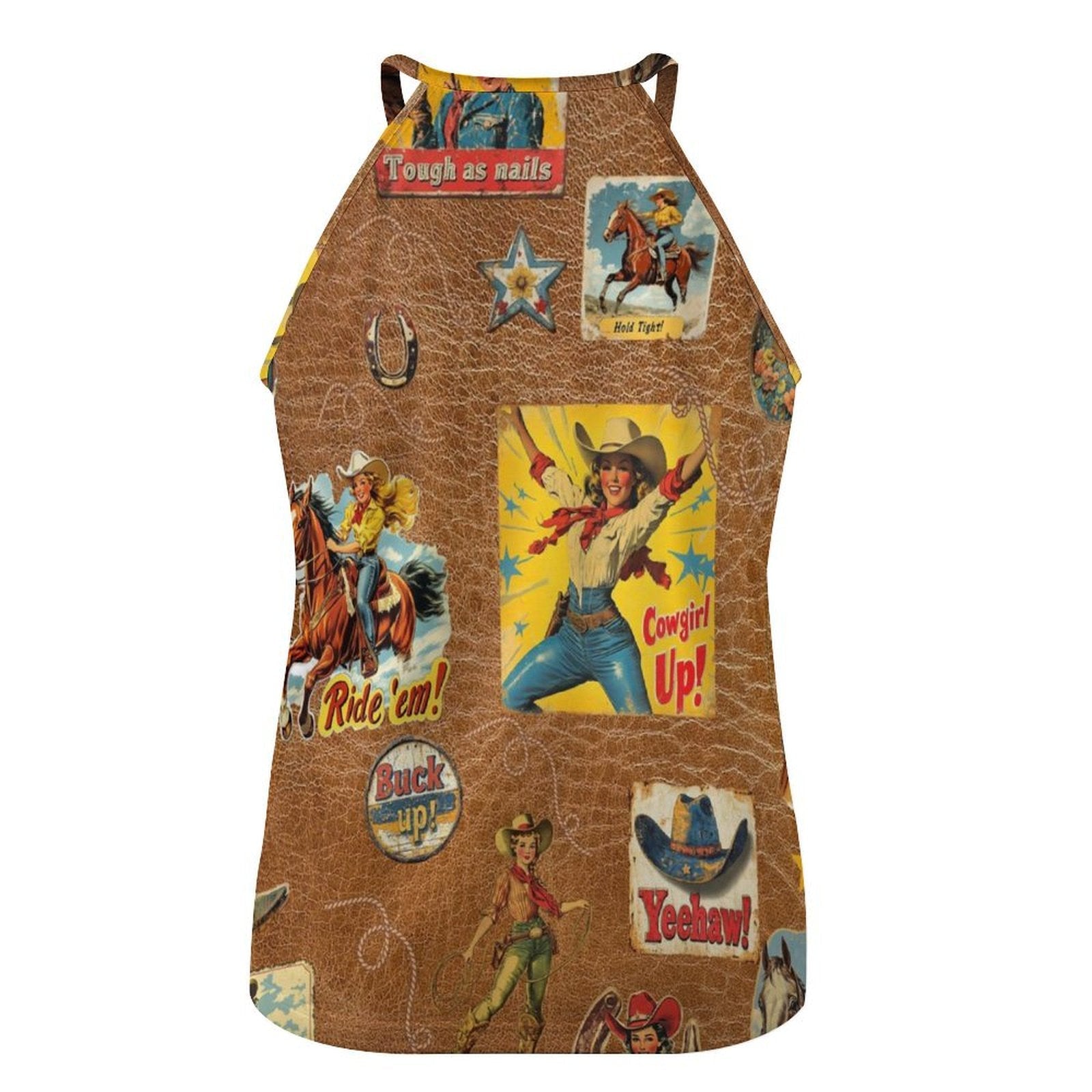 Baha Ranch Vintage Cowgirl Collage Western Tank Top by Baha Ranch Western Wear - product image 3