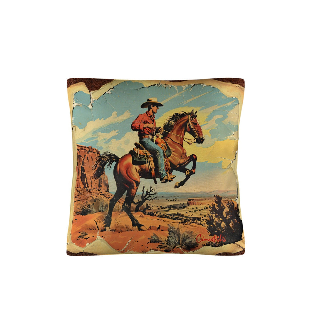 Baha Ranch Vintage Cowboy Pillow Case Made in America by Baha Ranch Western Wear - product image 4