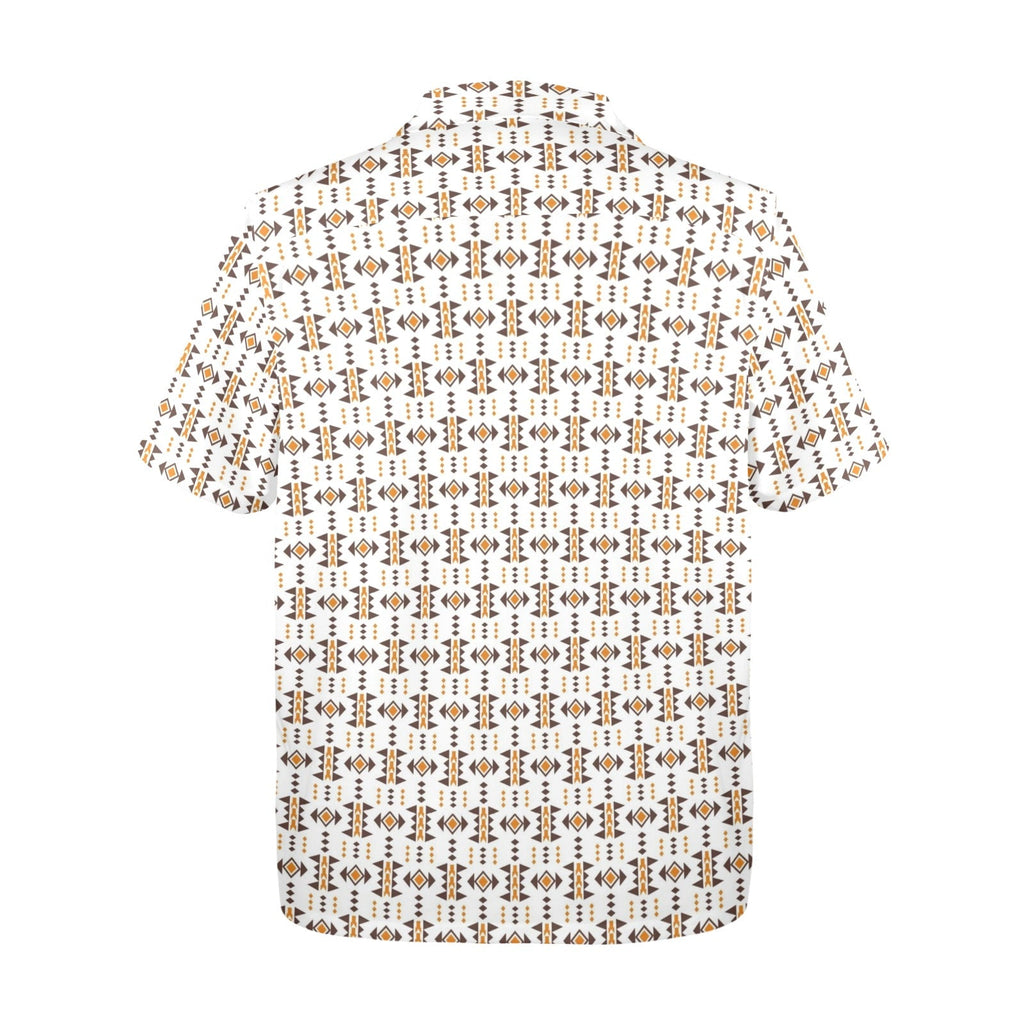 Baha Ranch White Aztec Hawaiian Shirt Made in America by Baha Ranch Western Wear - product image 4