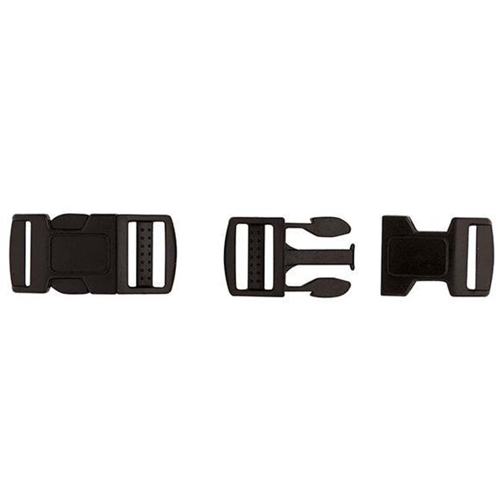 Hilason W. H. Tk. Plastic Buckle Set Black Side Squeeze – Hilason