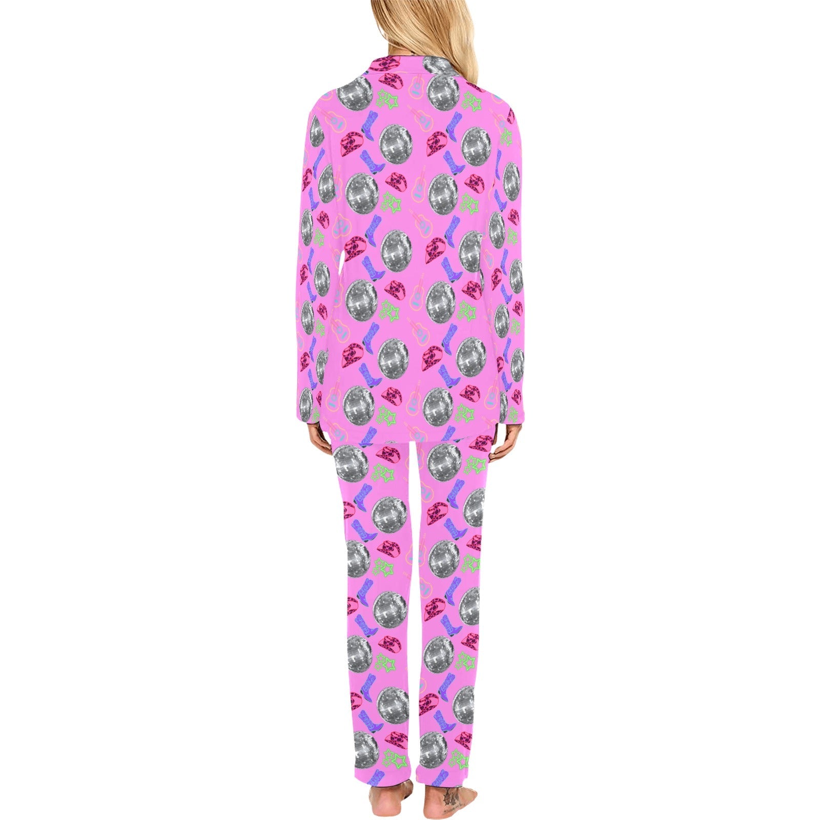 Baha Ranch Disco Cowgirl Women's Western Pajama Set by Baha Ranch Western Wear - product image 2