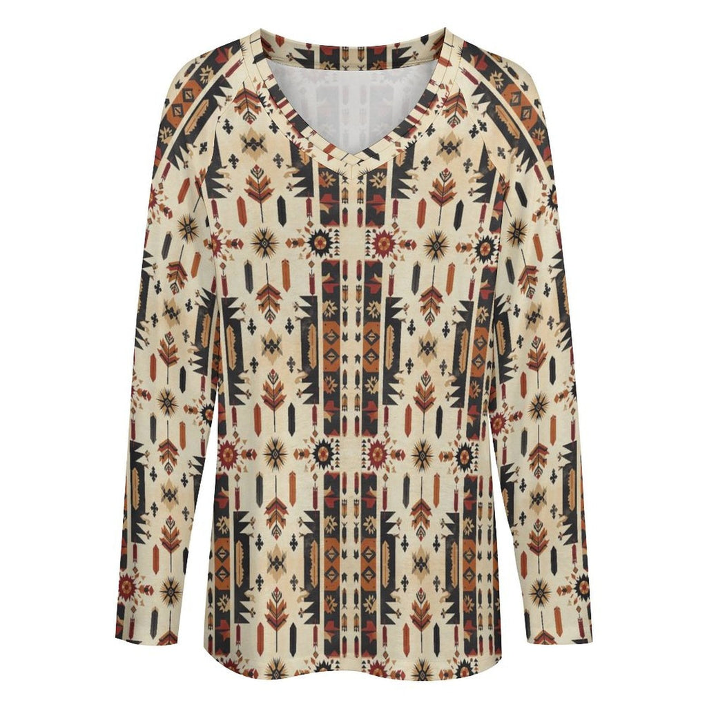 Baha Ranch Aztec Long Sleeve Tee by Baha Ranch Western Wear - product image 2