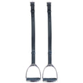 Hilason All English Saddle Leather Stirrup Black With Pair