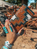 The Darlene Cowhide Leather Tooled | Wallet