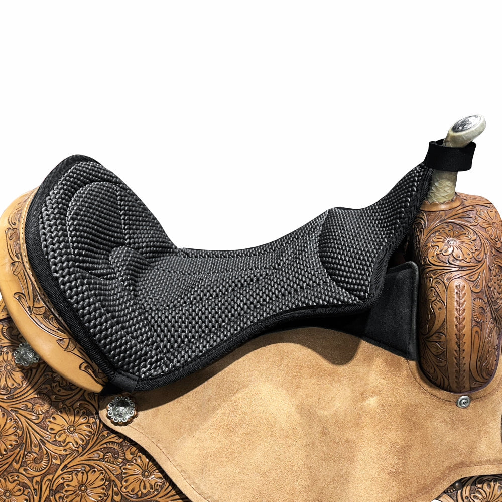Hilason Anti Slip Cushion Grip Saddle Seat Cover With Raspberry