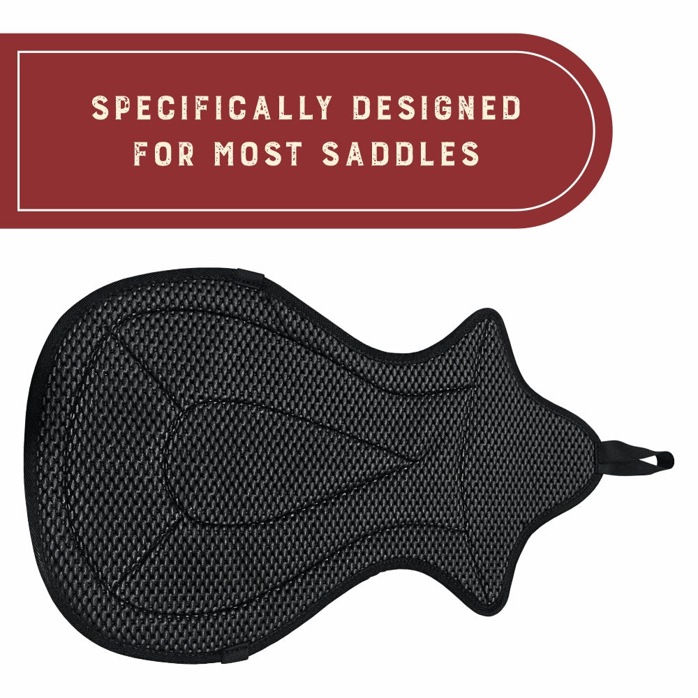 Hilason Anti Slip Cushion Grip Saddle Seat Cover With Yellow