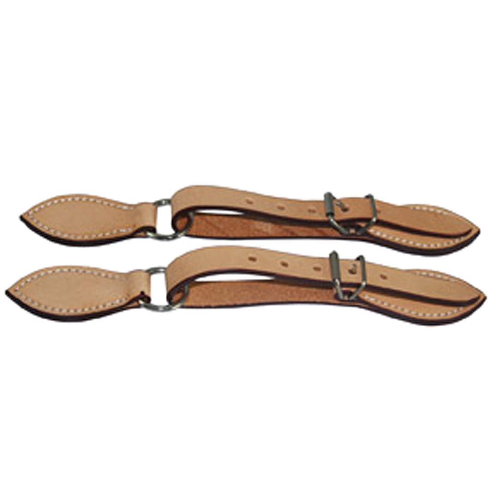 180052 Hilason Russet Leather Spur Strap 5/8In Skirt Leather