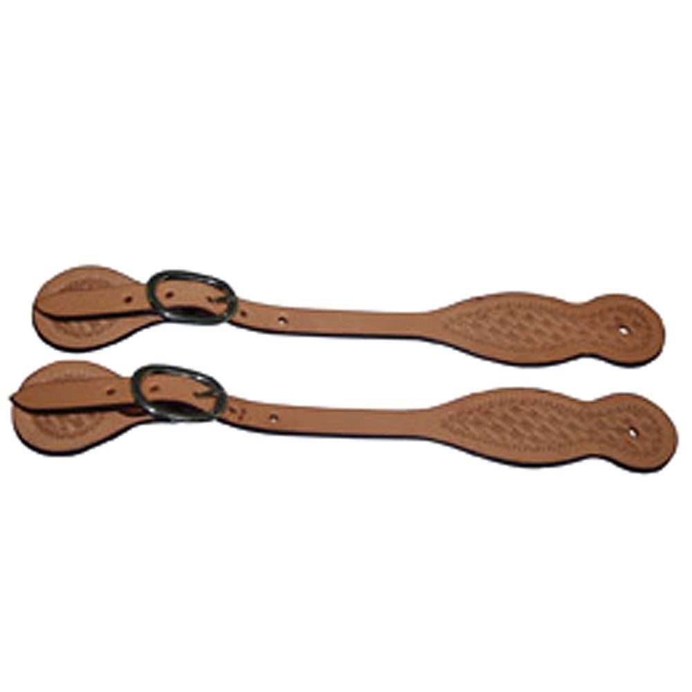 180062 Hilason Russet Leather Spur Strap 5/8In Skirt Leather Western Cowboy