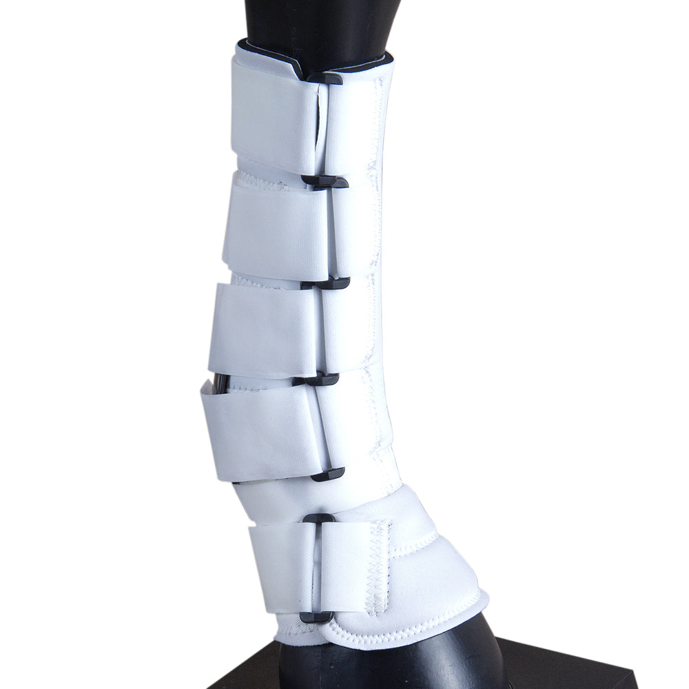 Hilason Large White Four In One Combo Horse Sports Boots Western Tack