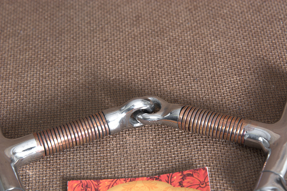 5" Hilason Western Red Copper Horse Mouth Dee Bit W/ 2.5" Ring