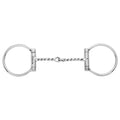 BAR H EQUINE D-Ring Stainless Steel Twisted Wire Snaffle Bit