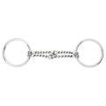 BAR H EQUINE Loose Ring Bit with Double Twisted Steel Wire Mouthpiece