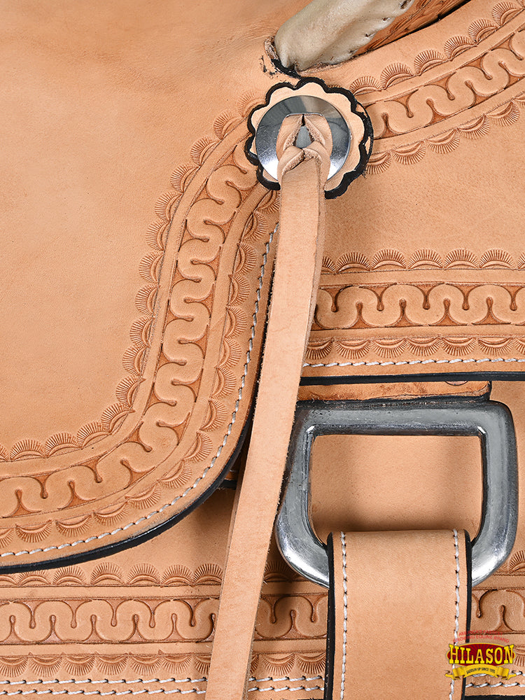 Western Horse Saddle American Leather Ranch Roping Hilason